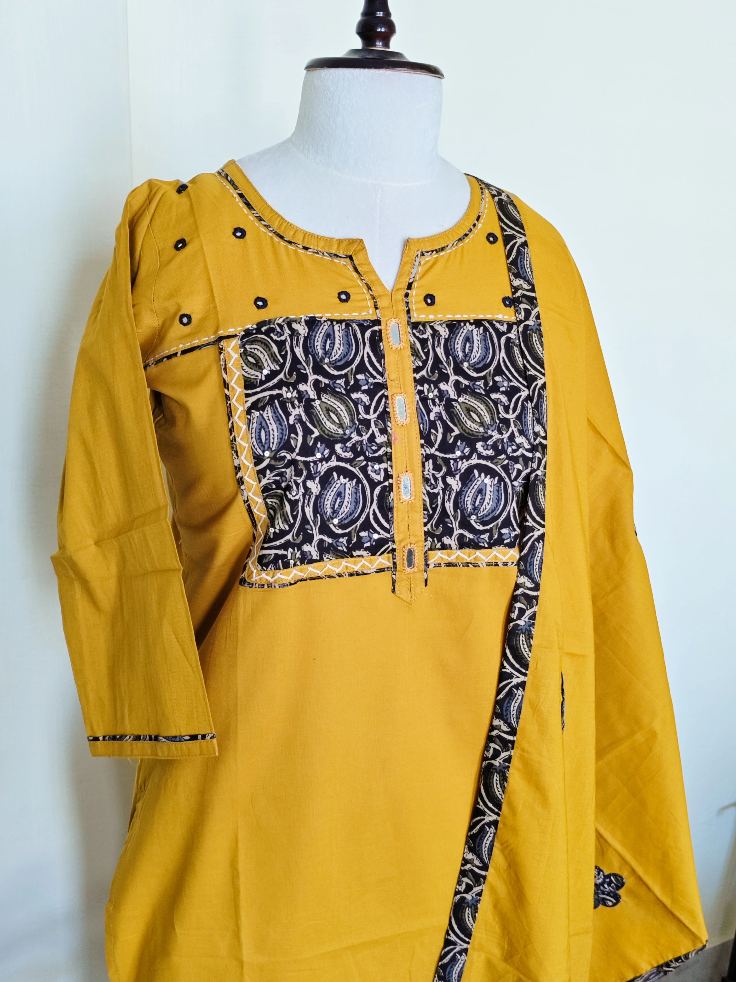 Cotton Designer Salwar Set - Image 2