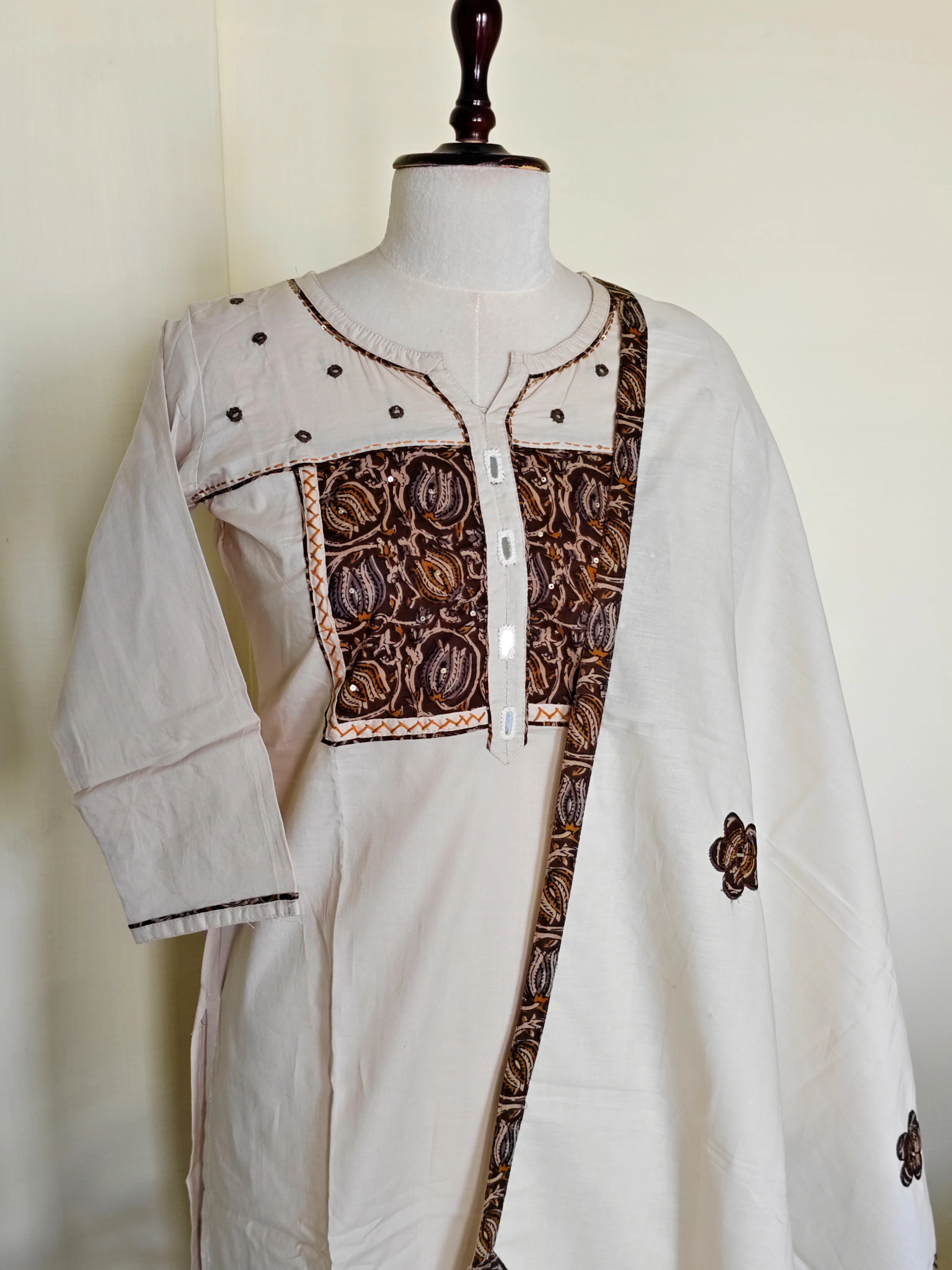 Cotton Designer Salwar Set - Image 2