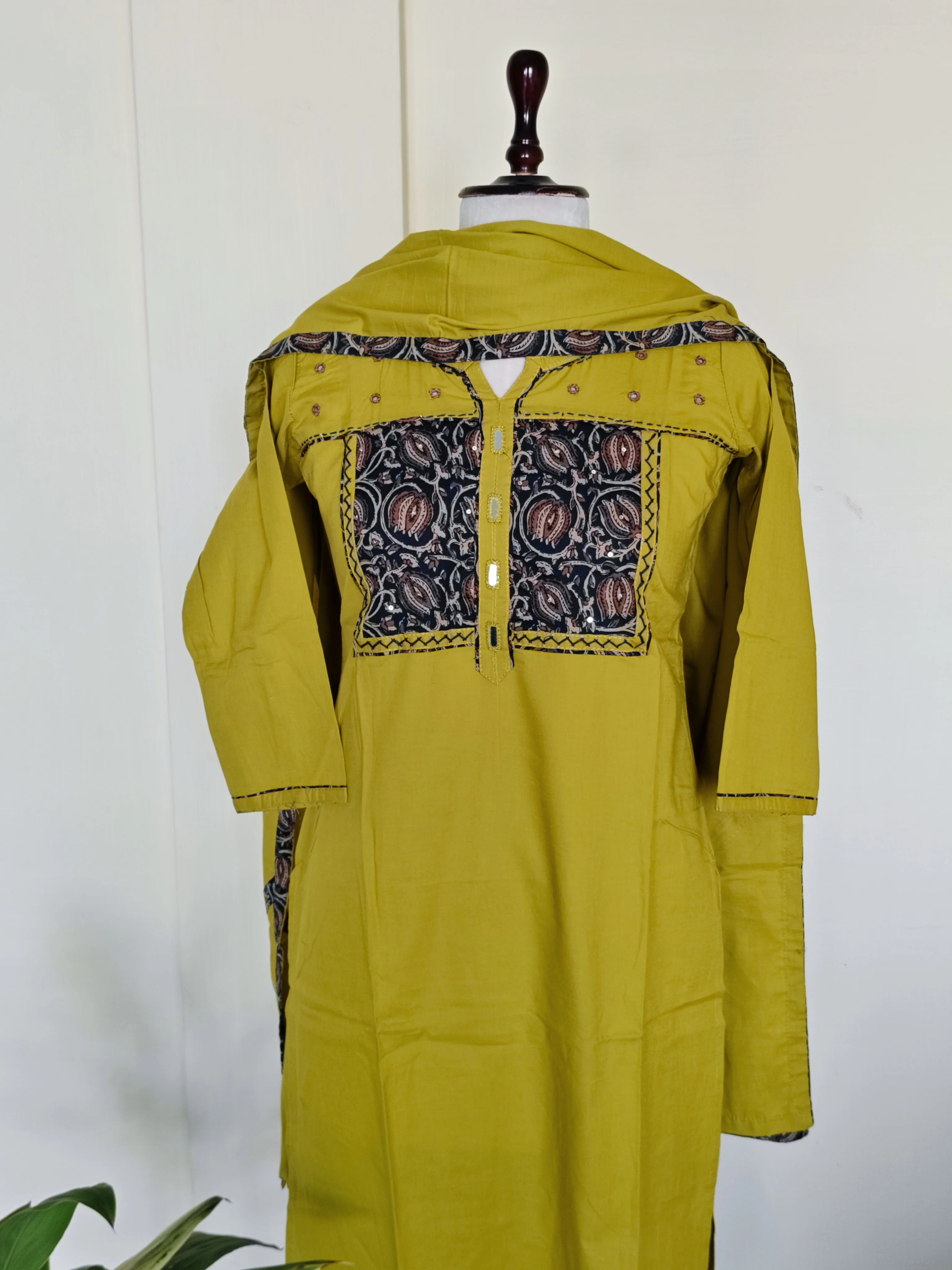 Cotton Designer Salwar Set - Image 2