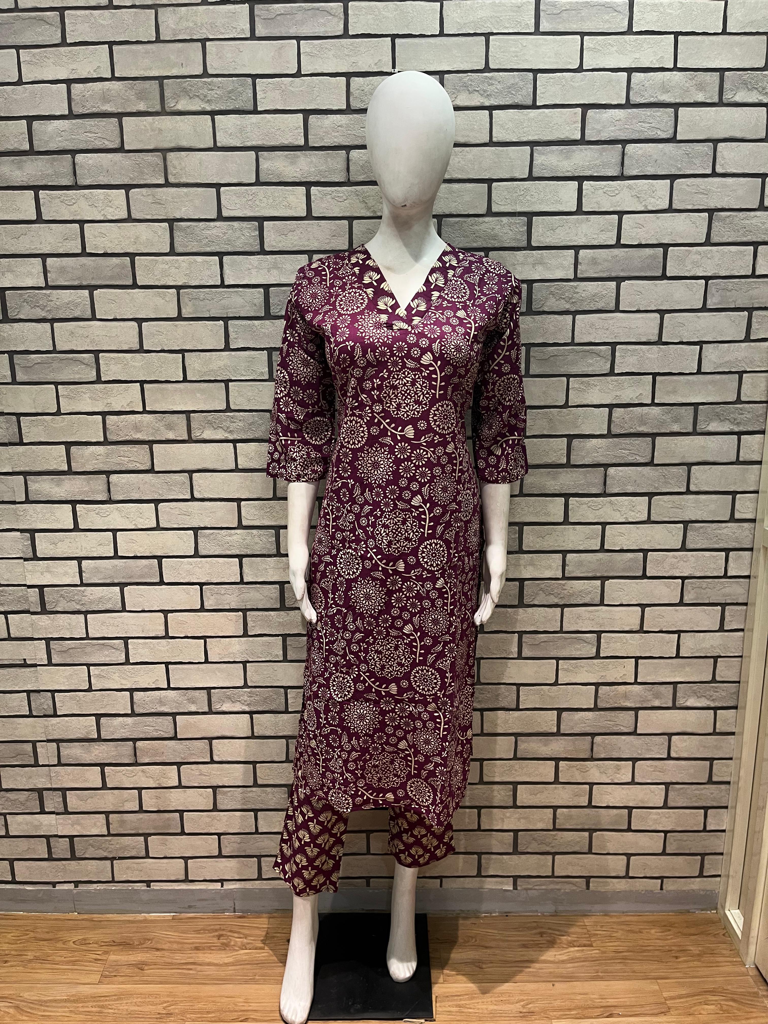 Cotton Kurta Pant set - Image 2