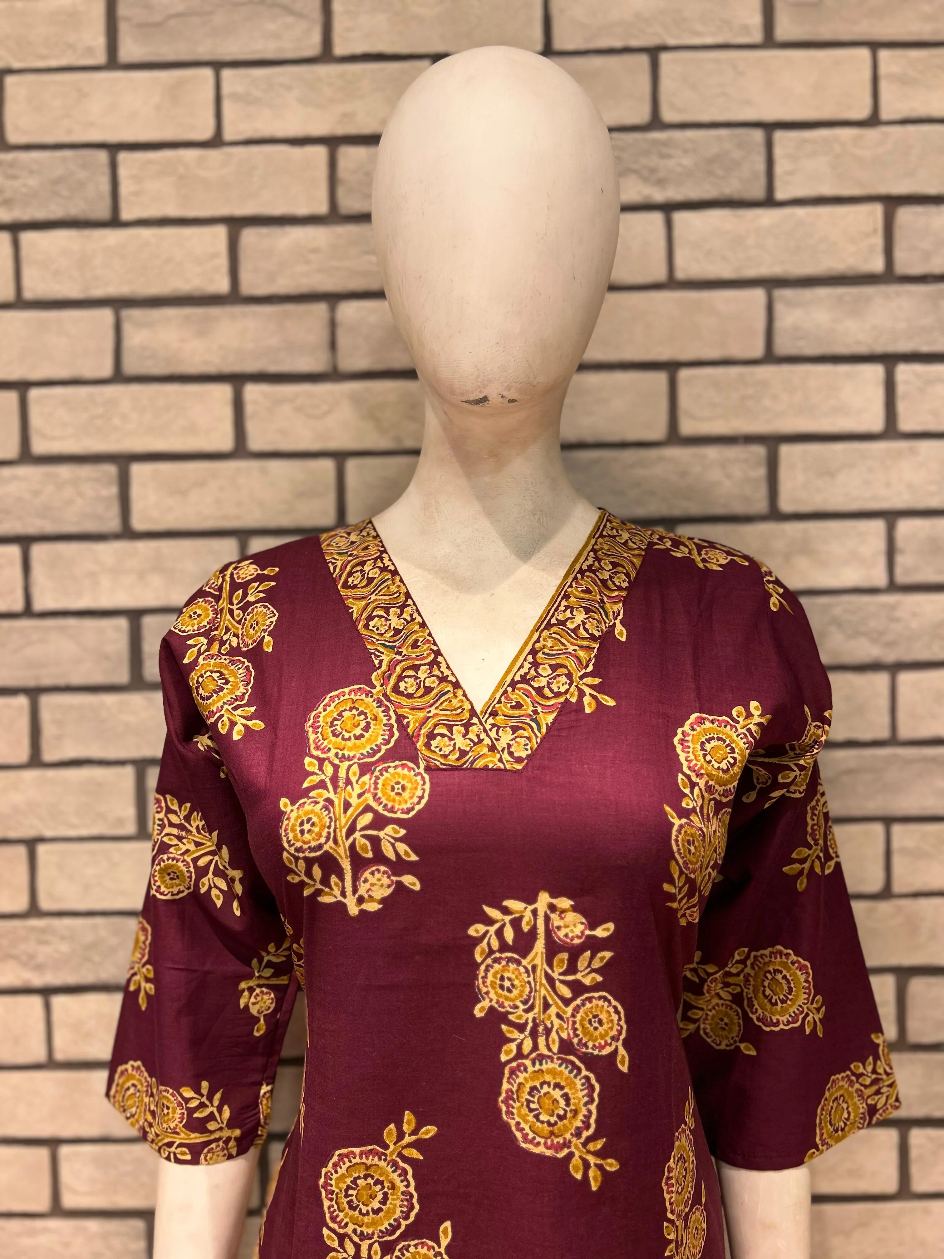 Cotton Kurta Pant Set - Image 2