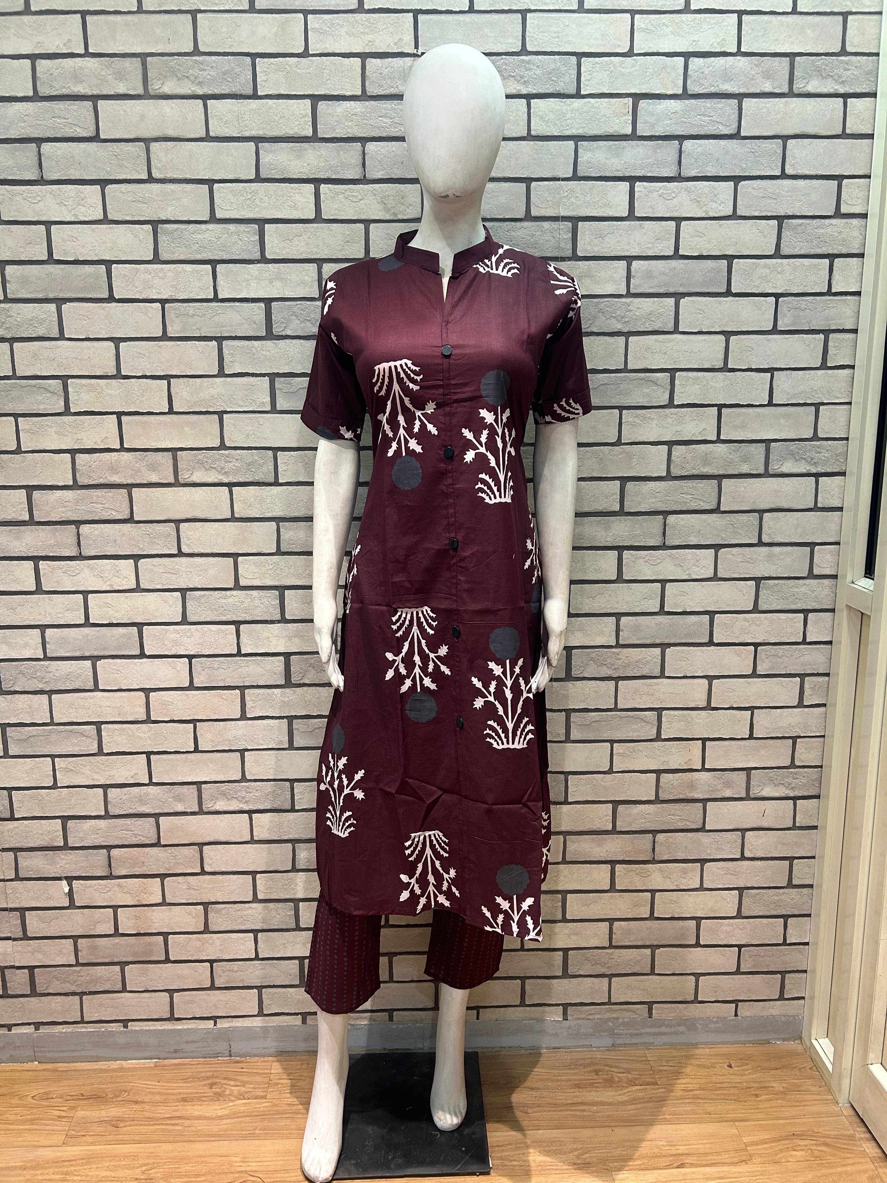 Cotton Kurta Pant Set