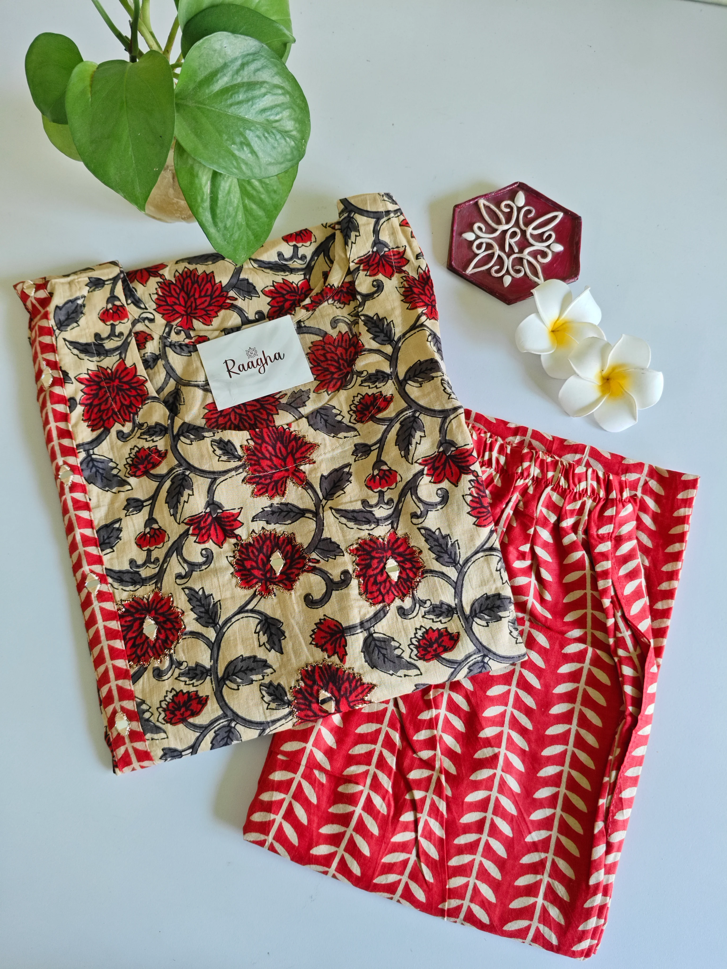 Cotton Kurta pant set
