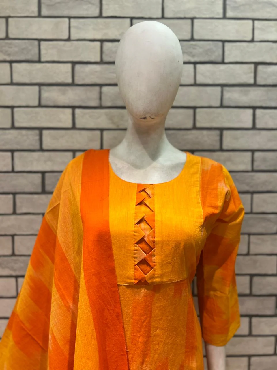 Ikkat Cotton Salwar Set - Image 2