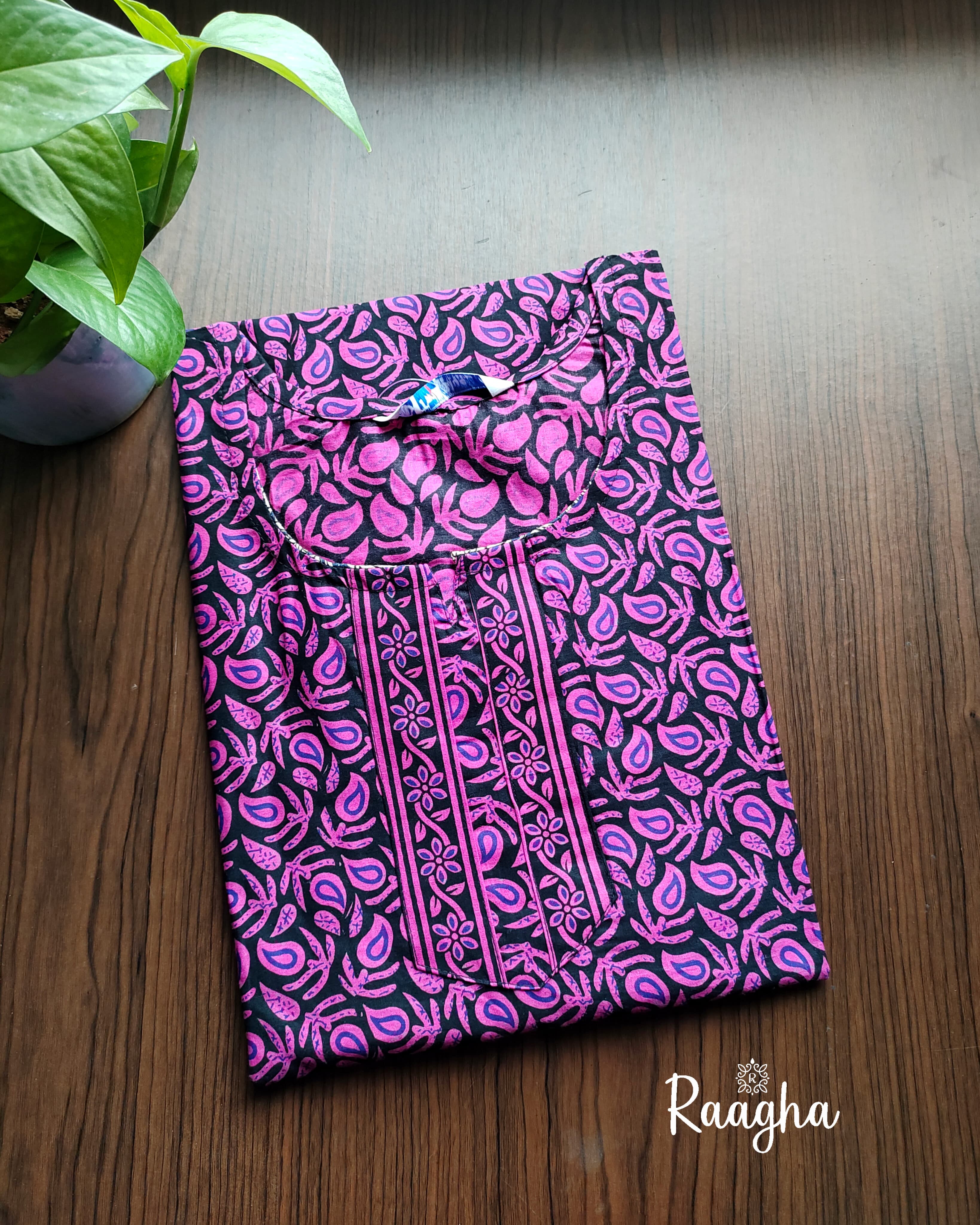 Floral cotton kurti