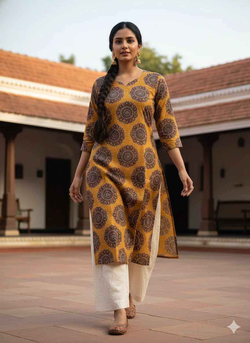 Kalamkari Kurti - Image 3