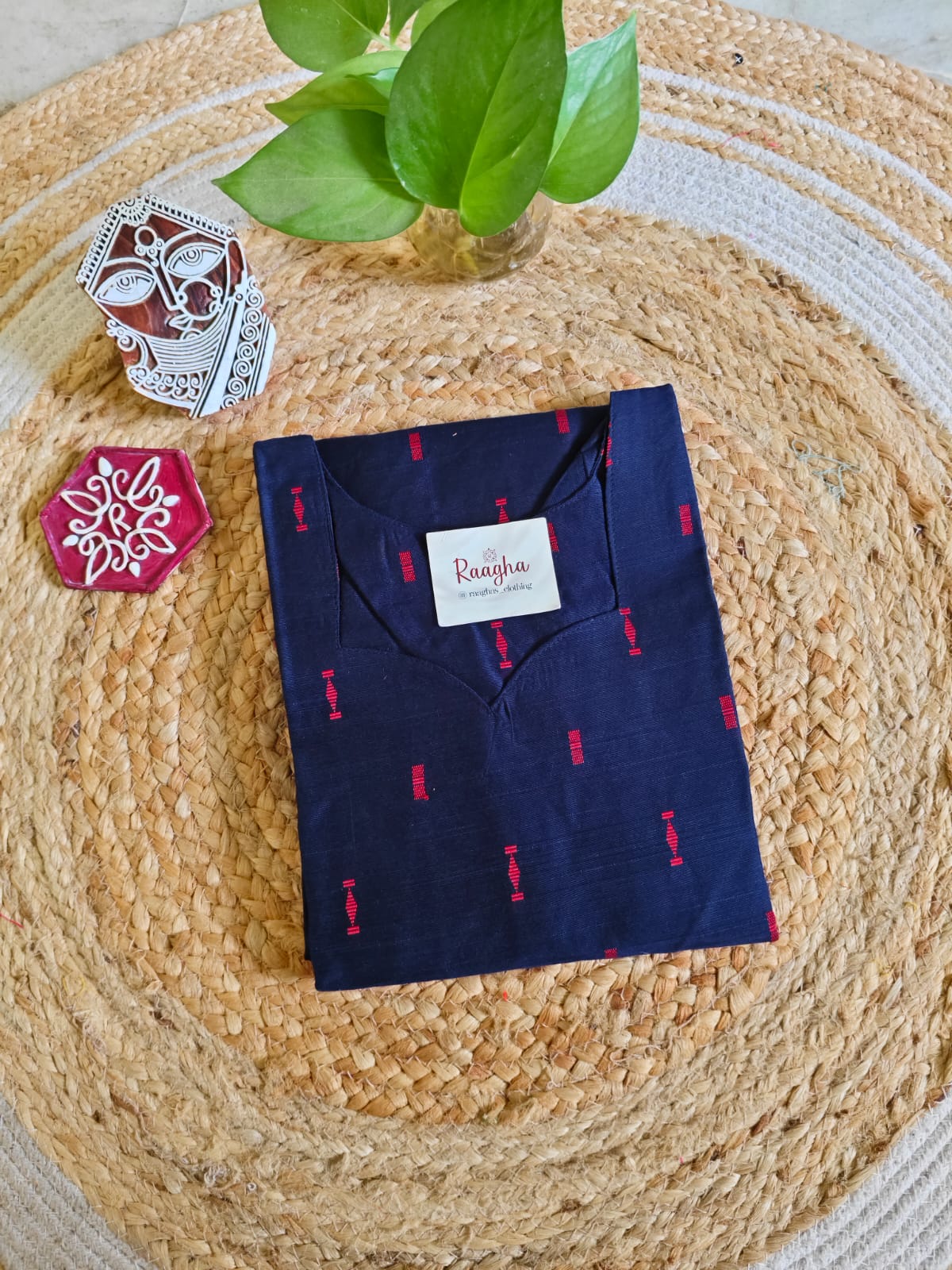 Premium Dupion Silk Kurti with Lining