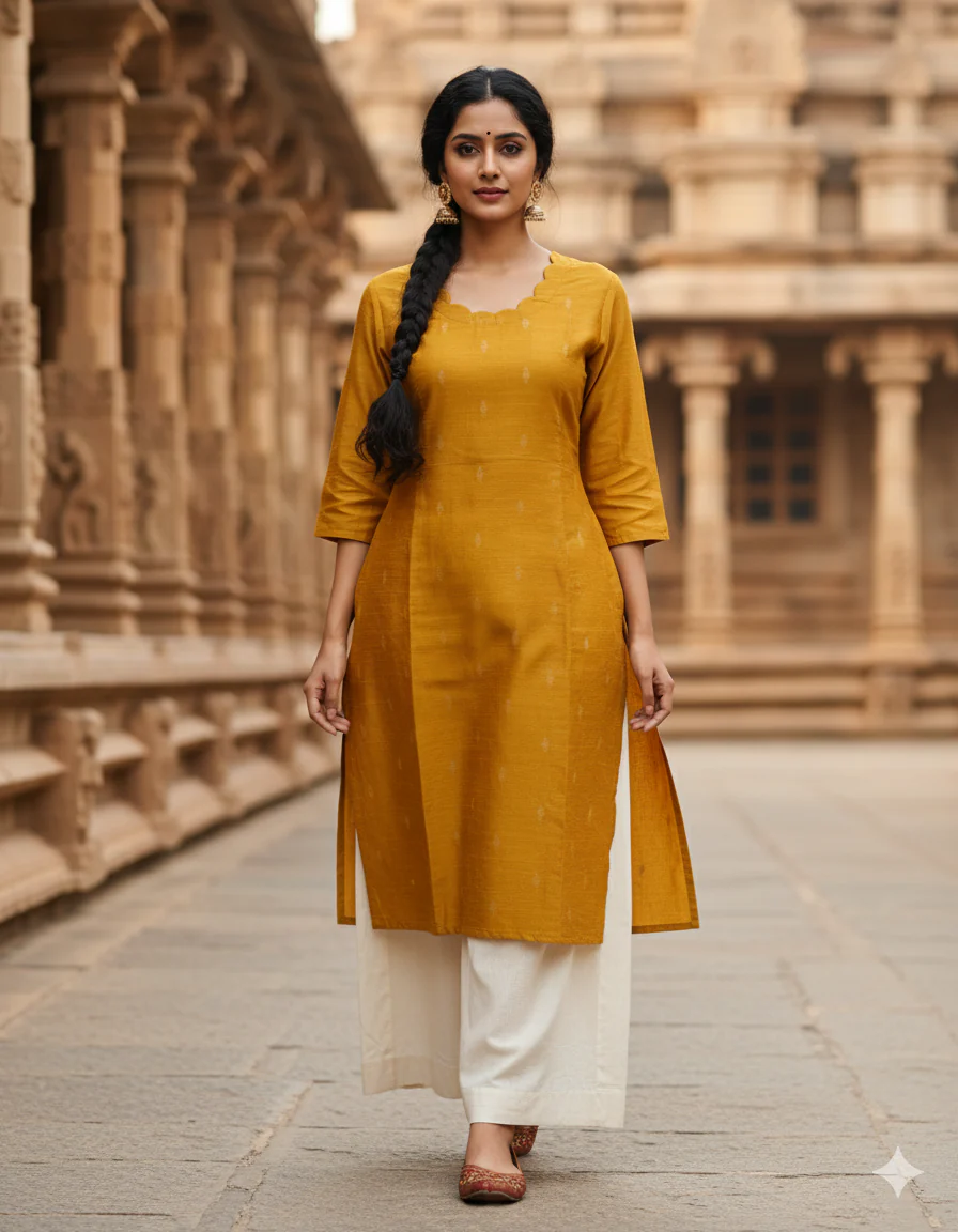 Premium Raw Silk Kurti - Image 3